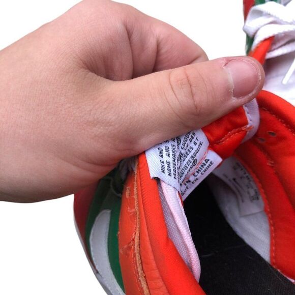 RARE 2021 Nike Dunk Low By You 'Christmas Green' Size 10 - Picture 11 of 14